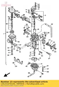 yamaha 1JK141070100 zestaw zaworu iglicowego - Dół