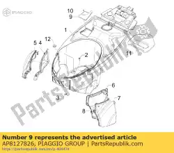 Aquí puede pedir cubrir de Piaggio Group , con el número de pieza AP8127826: