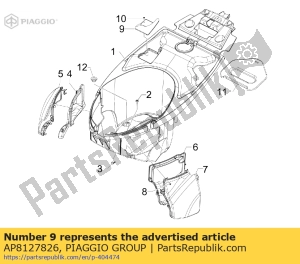 aprilia AP8127826 cover - Bottom side