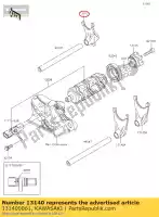 131400061, Kawasaki, fork-shift zr1000daf kawasaki  klz z zx 900 1000 2010 2011 2012 2013 2014 2015 2016 2017 2018 2019 2020 2021, New