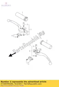 suzuki 5730048G00 lever assy,brak - Bottom side