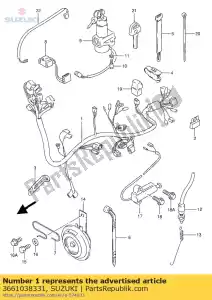 suzuki 3661038331 kabelboom - afbeelding 13 van 13