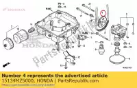 15134MZ5000, Honda, roda dentada, bomba de óleo acionada honda vfr  a f vt shadow c ace c2 rvf r aero c3 fi vf magna crossrunner x 50th super vf750c rvf750r vfr750f vt1100c vt1100c2 vfr800fi vt1100c3 vfr800 vfr800a vfr800x vfr800f 800 750 1100 , Novo