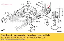 Aqui você pode pedir o roda dentada, bomba de óleo acionada em Honda , com o número da peça 15134MZ5000: