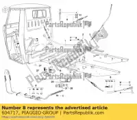 604717, Piaggio Group, poignee ape mc349b0d2 vin: mbx000t58rc001005, motor: s4c8257973 vin: zapt2d4mc, zapt3e9ac, motor: ldw422 vin: zapt42pmc, zapt42p00, motor: tbp4m 200 400 422 2006 2007 2008 2009 2010 2011 2012 2013 2014 2015 2016 2017 2018 2019 2020 2021 2022, Nouveau
