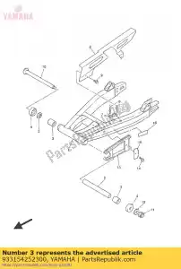 yamaha 933154252300 brg, walec cylindryczny 46,8g nt - Dół