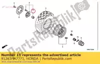 91263HA7771, Honda, sello antipolvo, 19x22.5x10.5 (arai) honda  trx 350 400 420 450 500 650 680 2000 2001 2002 2003 2004 2005 2006 2007 2008 2009 2010 2011 2012 2013 2017 2018 2019 2020, Nuevo