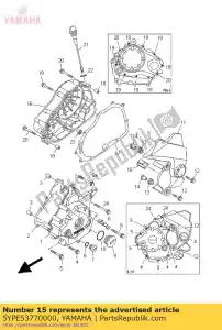 yamaha 5YPE53770000 guide, inlet - Bottom side