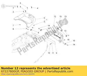 Piaggio Group 67227800GP protezione posteriore - Il fondo