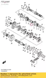 suzuki 2426224F20 bush, szósty nap?d - Dół