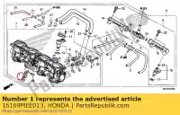 16169MEE013, Honda, stay, wire (frame no.) honda  cbr 600 650 2003 2004 2005 2006 2007 2008 2009 2010 2011 2012 2013 2017 2018 2019, New