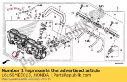 Aqui você pode pedir o ficar, fio (quadro no.) em Honda , com o número da peça 16169MEE013: