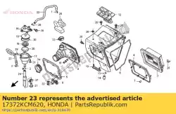 Qui puoi ordinare tubo b, sfiatatoio da Honda , con numero parte 17372KCM620: