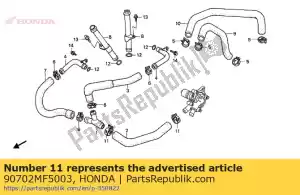 Honda 90702MF5003 klem, 27mm water - Onderkant