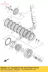 Here you can order the bearing from Yamaha, with part number 933102316800: