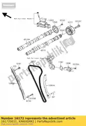 Aquí puede pedir actuador, vvt de Kawasaki , con el número de pieza 161720011: