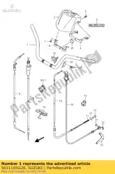 Qui puoi ordinare manubrio da Suzuki , con numero parte 5611105G20: