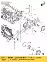 410860723, Kawasaki, 01 flens kawasaki  1000 2017 2018 2019 2020 2021, Nieuw