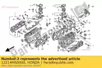 12214MN5000, Honda, abrazadera g, tubo honda gl goldwing se  valkyrie f6c gold wing interstate i aspencade a gl1500 gl1500se gl1500a 1500 , Nuevo