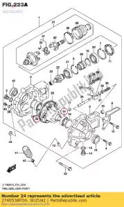 Suzuki 2740538FD0 cuscinetto - Il fondo