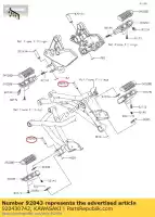 920430742, Kawasaki, pin, 6x31.1 kawasaki klz versys a b 1000 klz1000 se s , Nieuw