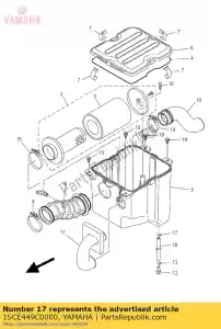 yamaha 1SCE449C0000 clipe 1 - Lado inferior