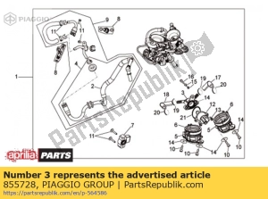 aprilia 855728 stappenmotor lichaam - Onderkant