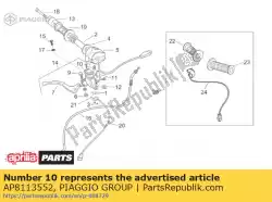 Aqui você pode pedir o front master cyl. Plug em Piaggio Group , com o número da peça AP8113552: