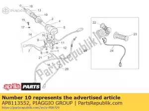 Piaggio Group AP8113552 front master cyl.plug - Lado inferior