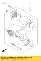 3110026F00, Suzuki, moteur, démarreur suzuki vl intruder lc u  vl125 vl250 250 125 , Nouveau