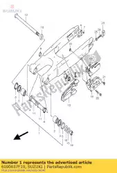 Here you can order the swgarm assy,rea from Suzuki, with part number 6100037F10: