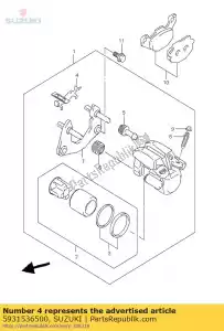 suzuki 5931536500 primavera, pad - Il fondo