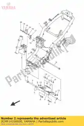 motorsteun com van Yamaha, met onderdeel nummer 2CMF14100000, bestel je hier online: