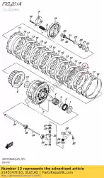 Here you can order the plate,clutch dr from Suzuki, with part number 2145147H10: