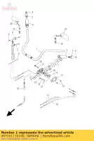 4XY261110100, Yamaha, stuur yamaha xvz xvztf 1300 1999 2000 2001, Nieuw