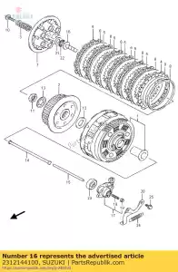 Suzuki 2312144100 kawa?ek, pu sprz?g?o - Dół