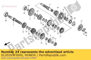 honda 91201KW3000 joint d'huile, 21,5x36x8 - La partie au fond