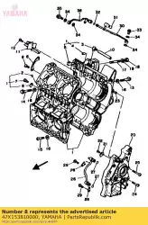 Aquí puede pedir placa, cubierta de cojinete de Yamaha , con el número de pieza 47X153810000: