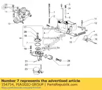 154754, Piaggio Group, conjunto de selos de carburador vespa px vespa px zapm74100, zapm74101 zapm74200, zapm743d 125 150 2007 2008 2011 2016 2017 2018, Novo