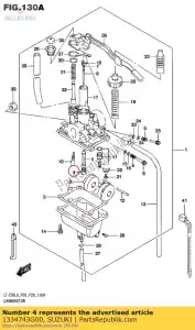 suzuki 1334743G00 jato, principal, 107,5 - Lado inferior