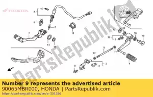 Honda 90065MBR000 bout, trekstang - Onderkant