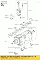 920281907, Kawasaki, bushing,connecting ro kawasaki w  a c cafe style special edition final ej800 w650 w800 street 650 800 , New