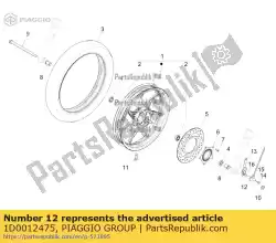 Aqui você pode pedir o sensor frontal de abs em Piaggio Group , com o número da peça 1D0012475: