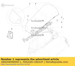 Piaggio Group 1B004499000C1 sitzbank - Dół