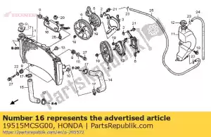 honda 19515MCSG00 stay, radiator upper - Bottom side