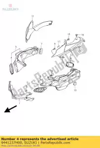 suzuki 9441237H00 rete, tubo di aspirazione - Il fondo