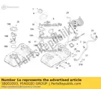 1B002003, Piaggio Group, depósito de combustible piaggio medley rp8ma0120, rp8ma0121 rp8ma0200, rp8ma0210, rp8ma0220, rp8ma024, rp8ma0211,  rp8ma0220, rp8ma0221 125 150 2016 2017 2018 2019 2020, Nuevo