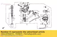 16022HN6A31, Honda, momenteel geen beschrijving beschikbaar honda trx 250 2006 2007 2008 2010 2011, Nieuw