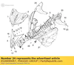 Tutaj możesz zamówić os? Ona prawej d? Oni od Piaggio Group , z numerem części 65284900R7: