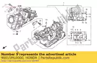 90015ML0000, Honda, aucune description disponible pour le moment honda r nc21-100 (g) japan riii nc24-102 (j) japan rvf vfr vtr 250 400 1986 1988 1990 1991 1995 1996 2009, Nouveau